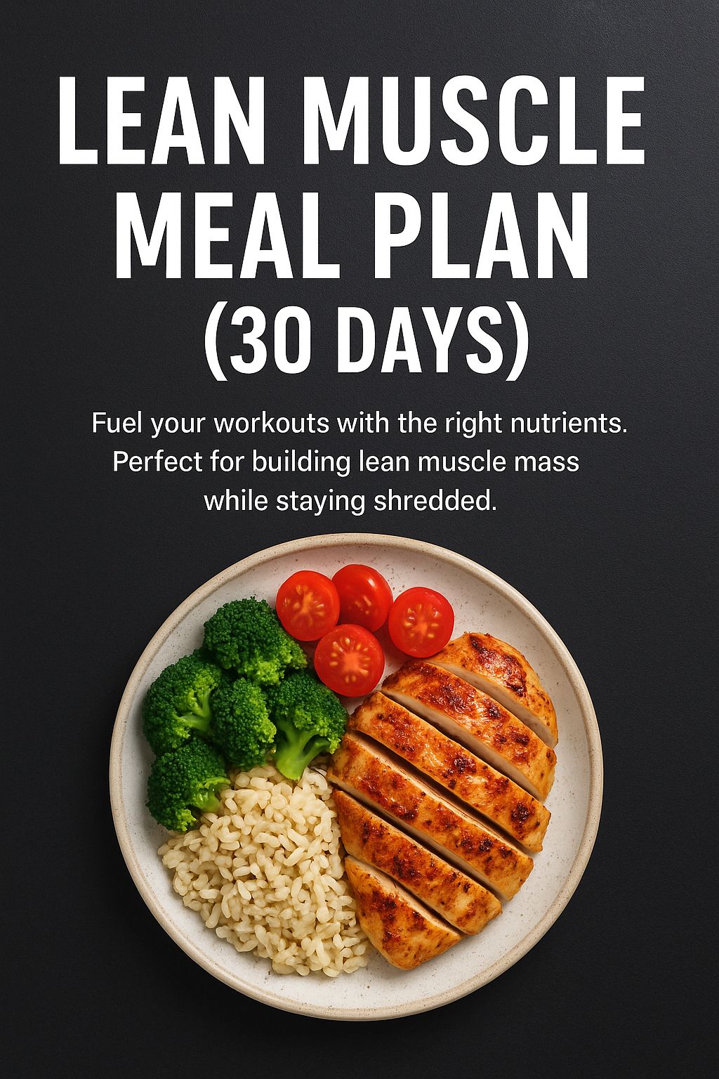 Lean muscle meal plan 30 days full